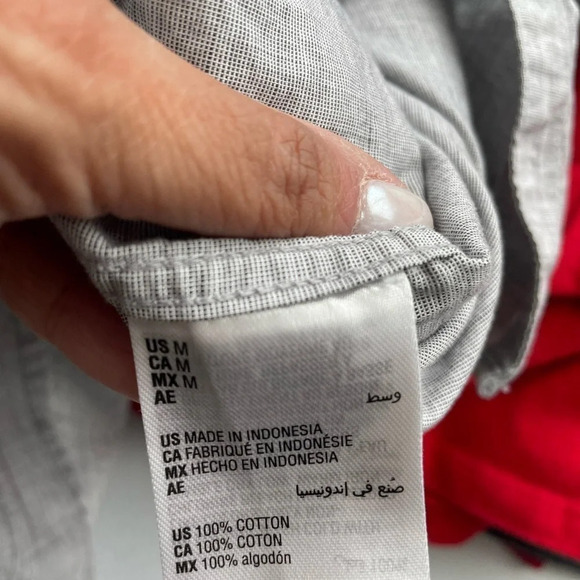 Men’s Alfani size medium short sleeve button down shirt - Picture 4 of 6